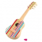 Продукт Lelin Toys - Дървена детска китара с цветни ленти - 1 - BG Hlapeta