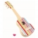 Lelin Toys - Дървена детска китара с цветни ленти 2