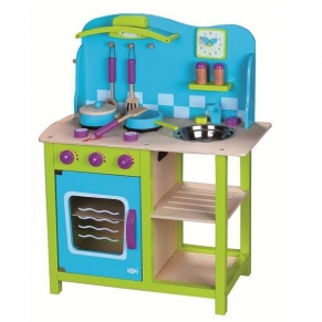 Lelin Toys Морски бриз - Детска дървена кухня