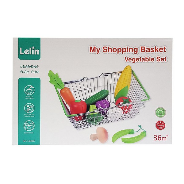 Продукт Lelin Toys - Детска кошница за пазар със зеленчуци - 0 - BG Hlapeta