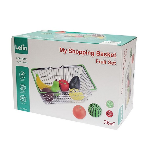 Продукт Lelin Toys - Детска кошница за пазар с плодове - 0 - BG Hlapeta