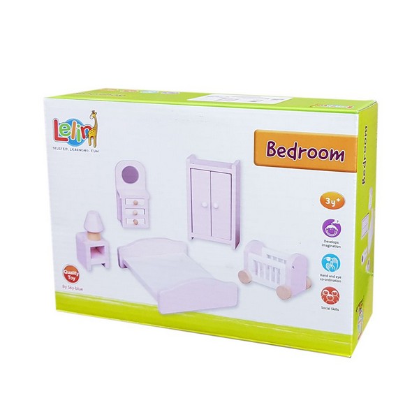 Продукт Lelin Toys Спалня - Дървени мебели за игра - 0 - BG Hlapeta