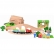 Lelin Toys - Дървено влакче с релси, гара и аксесоари, 50 части 5