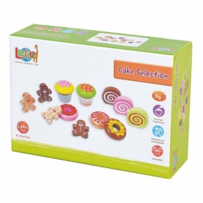 Lelin Toys Дървени кексчета - Комплект за игра