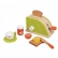 Lelin Toys - Дървен детски тостер с продукти за закуска 1