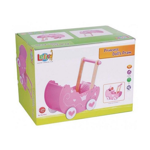 Продукт Lelin Toys - Дървена количка за кукли - 0 - BG Hlapeta