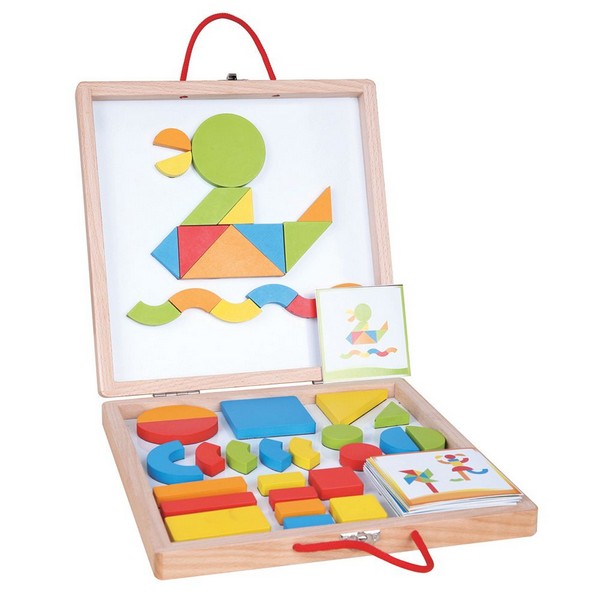 Продукт Lelin Toys - Магнитни форми и цветове в куфар - 0 - BG Hlapeta