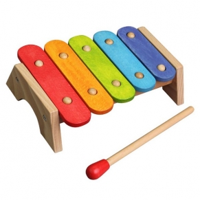 Lelin Toys - Дървен бебешки ксилофон