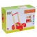 Lelin Toys - Дървена количка за прохождане, с конструктор, 30 части
