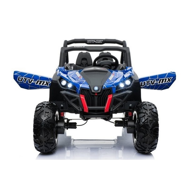 Продукт Двуместен акумулаторен джип SUPERSTAR 4Х4, батерии 24V с 2 кожени седалки, MP4 и меки гуми - 0 - BG Hlapeta