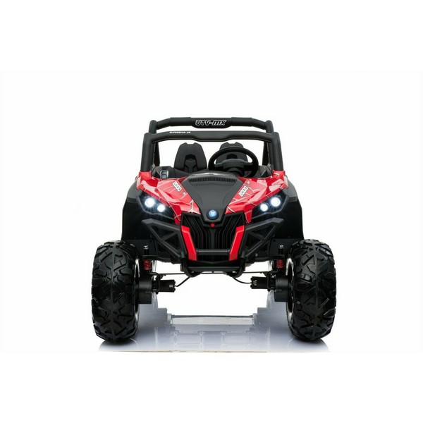 Продукт Двуместен акумулаторен джип SUPERSTAR 4Х4, батерии 24V с 2 кожени седалки, MP4 и меки гуми - 0 - BG Hlapeta