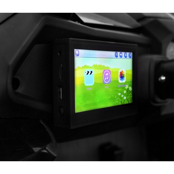 Продукт Двуместен акумулаторен джип SUPERSTAR 4Х4, батерии 24V с 2 кожени седалки, MP4 и меки гуми - 0 - BG Hlapeta