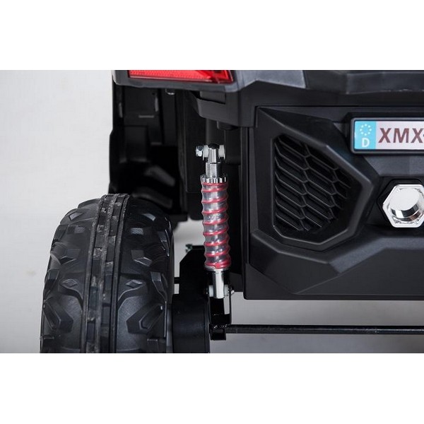 Продукт Двуместен акумулаторен джип SUPERSTAR 4Х4, батерии 24V с 2 кожени седалки, MP4 и меки гуми - 0 - BG Hlapeta