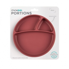 Minikoioi Portions - Силиконова чиния с вакуум