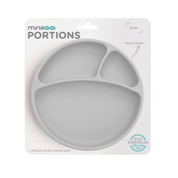 Продукт Minikoioi Portions - Силиконова чиния с вакуум - 0 - BG Hlapeta