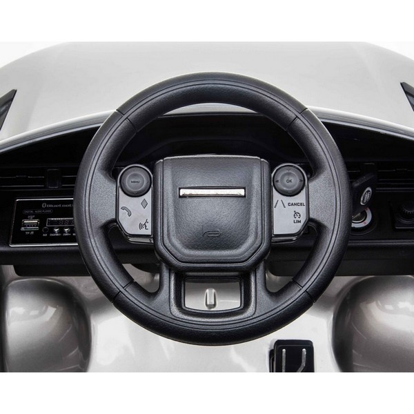Продукт Акумулаторна кола Licensed Range Rover Evoquue SP, меки гуми, кожена седалка, 12V - 0 - BG Hlapeta