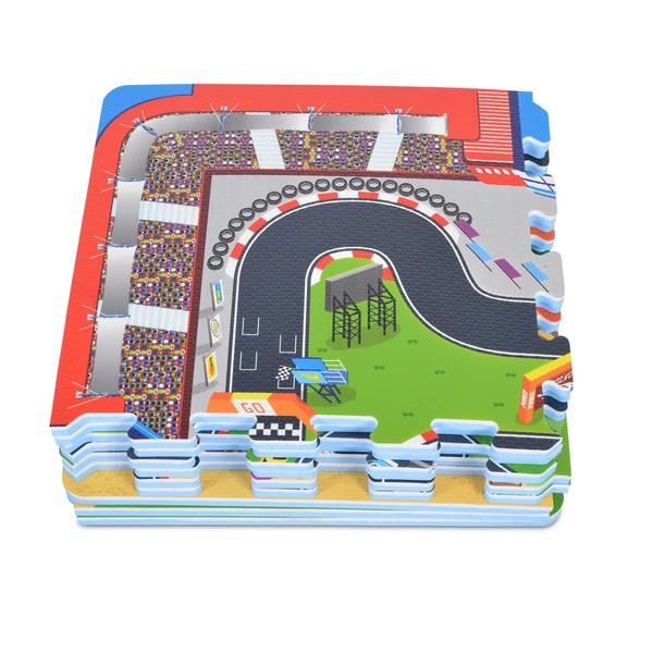 Продукт Moni Toys Racing Track - Мек пъзел-килим  - 0 - BG Hlapeta