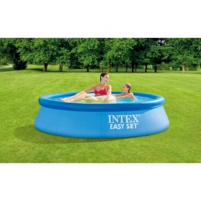 Intex - Надуваем басейн с помпа и филтър 244х61см