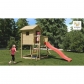 Продукт Fungoo GALAXY S  - дървена детска площадка с пързалка и 2 люлки - 3 - BG Hlapeta