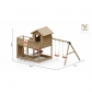 Продукт Fungoo GALAXY L - дървена детска площадка с пързалка и 2 люлки - 1 - BG Hlapeta