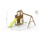 Продукт Fungoo Boomer 3 - дървена детска площадка с пързалка и 2 люлки - 4 - BG Hlapeta