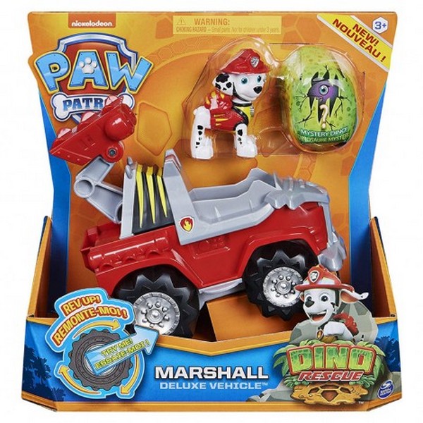 Продукт Spin Master Paw Patrol Dino Rescue Marshall - Фигура с превозно средство - 0 - BG Hlapeta