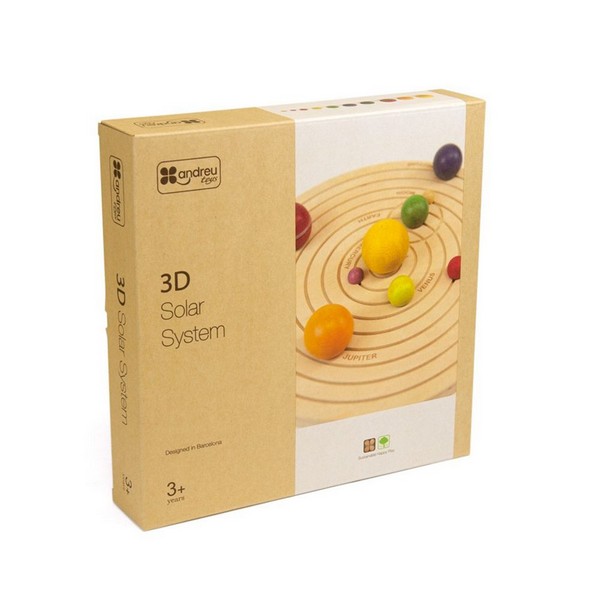Продукт Andreu toys - Дървена 3D Слънчева система - 0 - BG Hlapeta