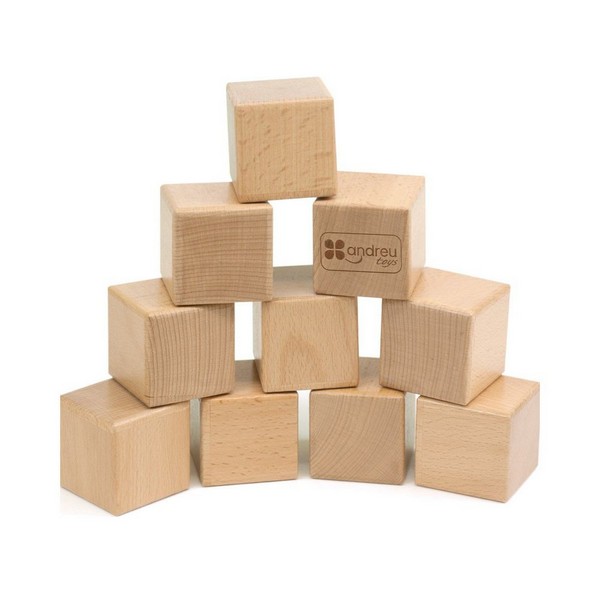 Продукт Andreu toys - Дървени сензорни кубчета, със звуци - 0 - BG Hlapeta