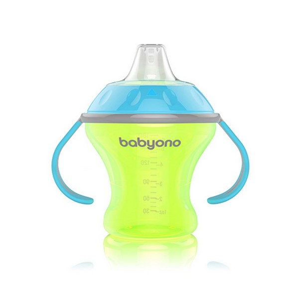 Продукт Babyono Natural - Неразливаща чаша с мек накрайник 180 мл. - 0 - BG Hlapeta