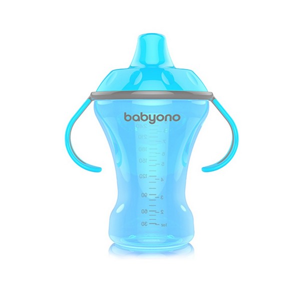 Продукт Babyono Natural - Неразливаща чаша с твърд накрайник 260 мл. - 0 - BG Hlapeta