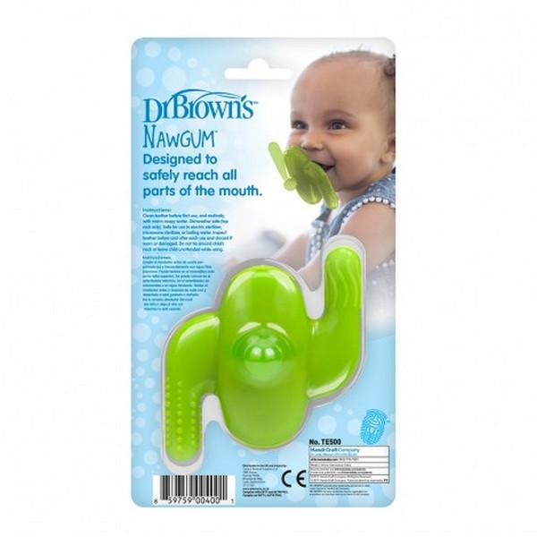 Продукт  Dr.Brown's Кактус TE500-P2 - Чесалка за масаж на венци  - 0 - BG Hlapeta