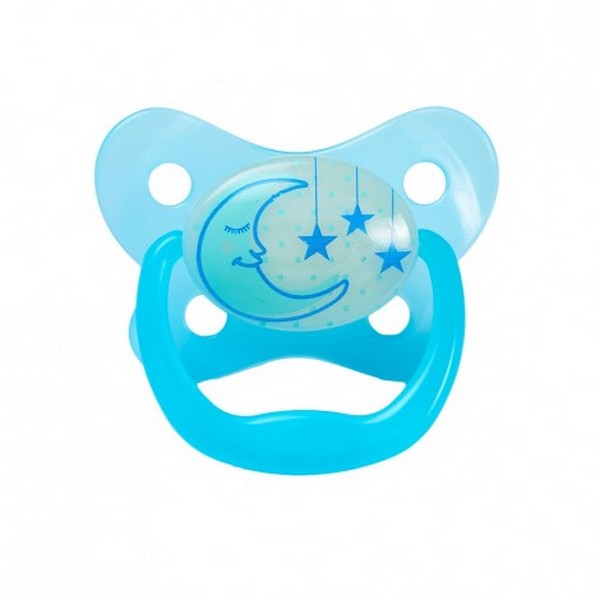 Продукт Dr.Brown's - Залъгалка ортодонтска 6 м+ светеща - 0 - BG Hlapeta