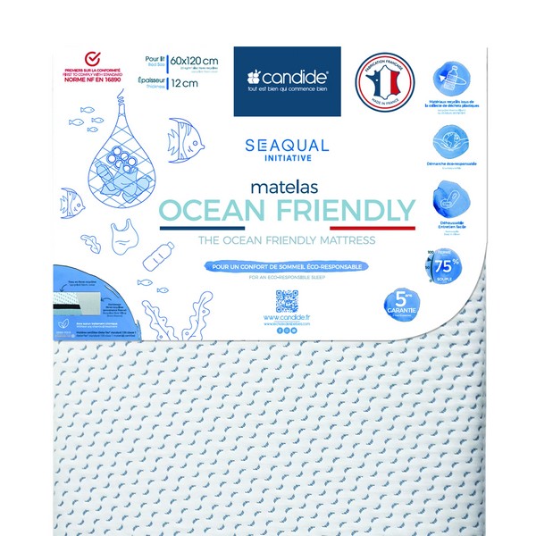 Продукт Candide Ocean Friendly - Матрак 60X120Х13См - 0 - BG Hlapeta