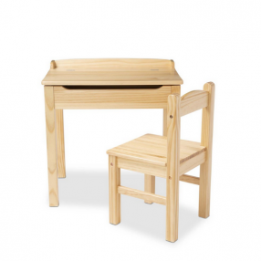Melissa&Doug - Детско дървено бюро и стол