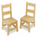 Melissa&Doug - Дървени столове 2 броя светло дърво