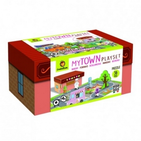 Lisciani LUDATTICA PLAYSET MY TOWN Пекарна - Детски 3D пъзел 