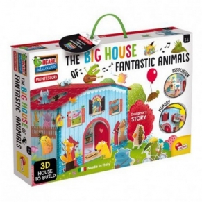 Lisciani Montessori - Голяма къща с фантастични животни