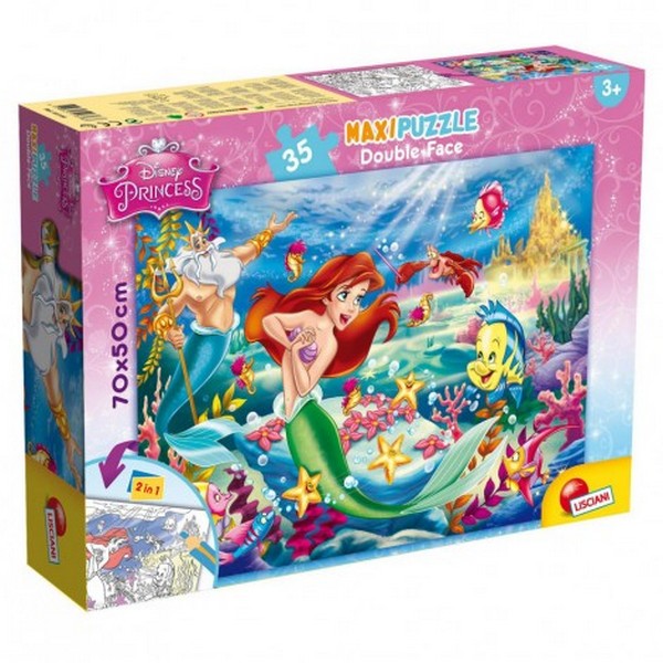 Продукт Lisciani The Little Mermaid - Детски пъзел 35ч  - 0 - BG Hlapeta