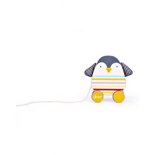 Продукт Classic world - Детско дървено пингвинче за дърпане - 0 - BG Hlapeta