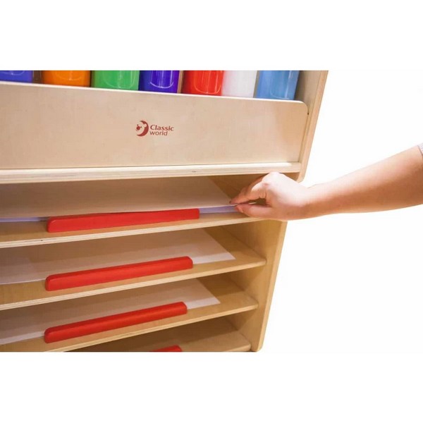 Продукт Classic world educational - Подвижен шкаф за съхранение на рисунки и пособия за рисуване - 0 - BG Hlapeta