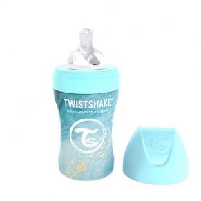 Twistshake - Бебешко шише 260 мл от неръждаема стомана