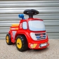 Продукт Falk Пожарна кола - Детски камион без педали, отваряща се седалка и волан с клаксон - 2 - BG Hlapeta