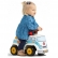 Falk Миниван - Детски камион без педали, отваряща се седалка и волан с клаксон