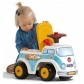 Продукт Falk Миниван - Детски камион без педали, отваряща се седалка и волан с клаксон - 1 - BG Hlapeta