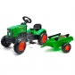 Продукт Falk - Детски трактор с ремарке, отварящ се капак и педали - зелен - 2 - BG Hlapeta