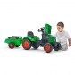 Продукт Falk - Детски трактор с ремарке, отварящ се капак и педали - зелен - 3 - BG Hlapeta