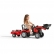 Falk - Детски трактор с гребло, ремарке и педали - червен 2