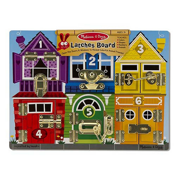 Продукт Melissa and Doug - Дървена дъска с ключалки - 0 - BG Hlapeta