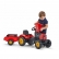 Falk - Детски трактор с ремарке, отварящ се капак и педали - червен 3