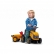 Falk JCB - Бебешки трактор с ремарке, гребло и лопатка - жълт 4